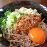 夏バテ防止☆スタミナネバネバぶっかけ蕎麦